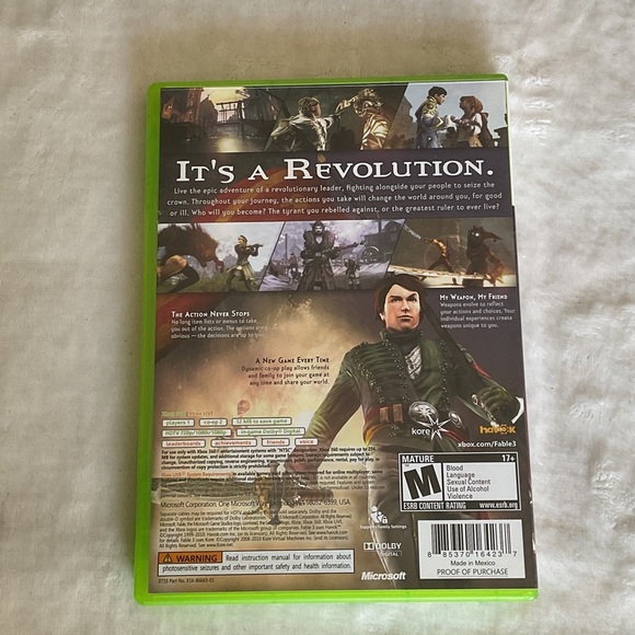 Fable III for Xbox 360 - Green Case - Picture 2 of 3
